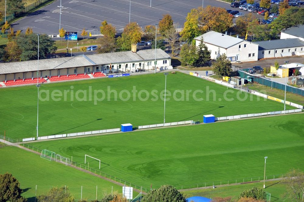 Aerial photograph Oranienburg - View of sportsfield in Oranienburg in the state Brandenburg