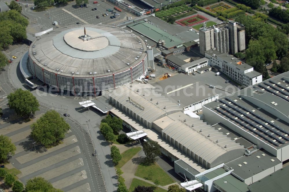 Aerial image Dortmund - Sports facility grounds of the Arena stadium in Dortmund in the state North Rhine-Westphalia