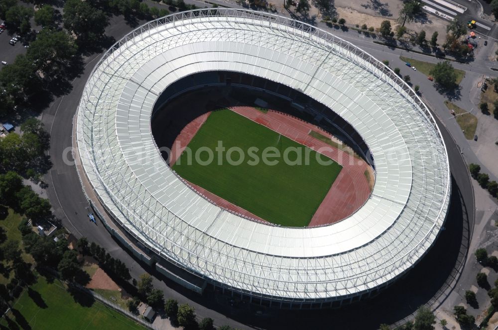 Aerial photograph Wien - Sports facility grounds of the Arena stadium Ernst-Hampel-Stadion in Vienna in Austria