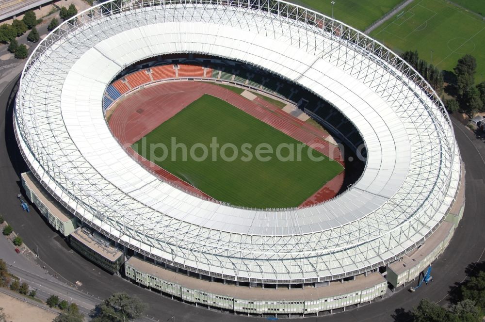 Aerial photograph Wien - Sports facility grounds of the Arena stadium Ernst-Hampel-Stadion in Vienna in Austria