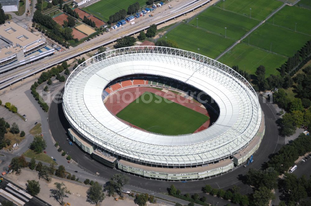 Aerial photograph Wien - Sports facility grounds of the Arena stadium Ernst-Happel-Stadion in Vienna in Austria