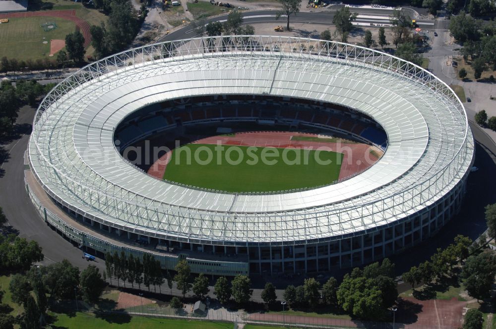 Aerial photograph Wien - Sports facility grounds of the Arena stadium Ernst-Happel-Stadion in Vienna in Austria