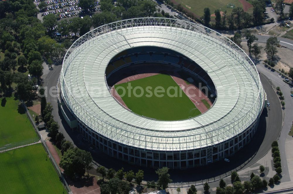 Aerial photograph Wien - Sports facility grounds of the Arena stadium Ernst-Happel-Stadion in Vienna in Austria