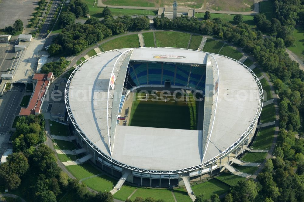 Leipzig from the bird's eye view: Sports facility grounds of the Arena stadium in Leipzig in the state Saxony