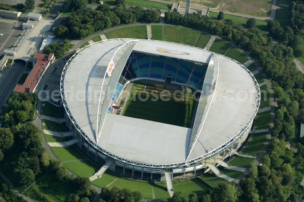 Aerial image Leipzig - Sports facility grounds of the Arena stadium in Leipzig in the state Saxony