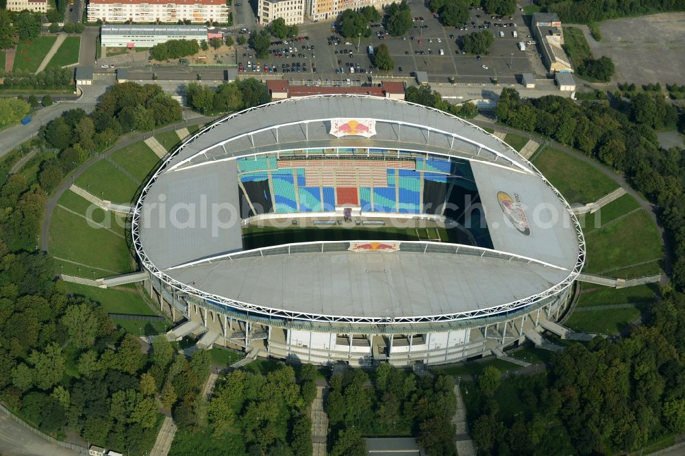 Leipzig from above - Sports facility grounds of the Arena stadium in Leipzig in the state Saxony