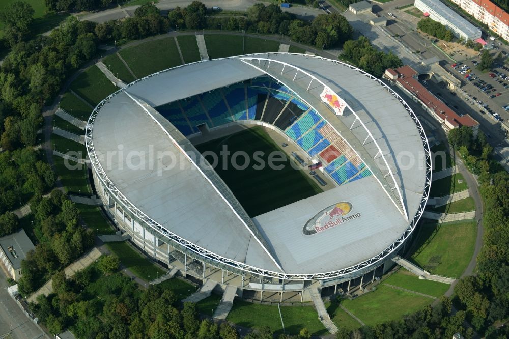 Aerial image Leipzig - Sports facility grounds of the Arena stadium in Leipzig in the state Saxony