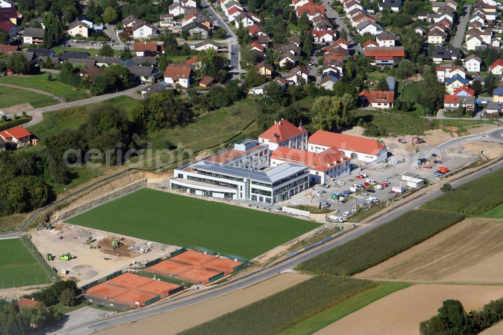 Aerial image Zuzenhausen - Blick auf das Sportzentrum Zuzenhausen am Dietmar- Hopp- Weg 1 in 4939 Zuzenhausen.