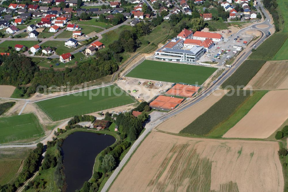 Zuzenhausen from above - Blick auf das Sportzentrum Zuzenhausen am Dietmar- Hopp- Weg 1 in 4939 Zuzenhausen.