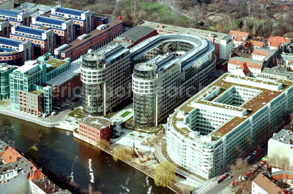 Aerial image Berlin - 14.02.95 Spreebogen-Bürokomplex in Moabit