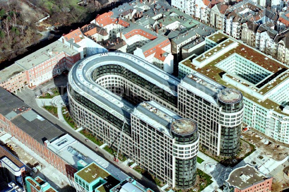 Berlin from above - 14.02.95 Spreebogen-Bürokomplex in Moabit