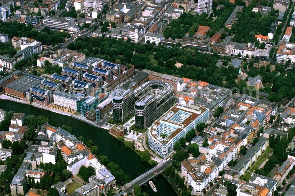 Aerial image Berlin - Spreebogen Freiberger HV