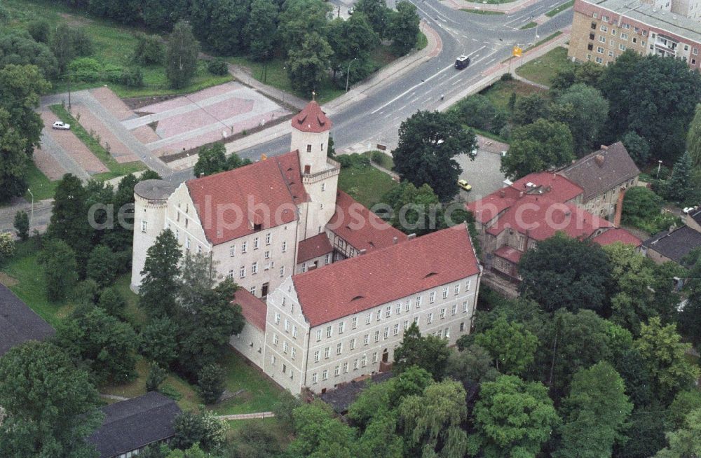 Aerial photograph Spremberg - Spremberger castle on Castle District in downtown Spremberg in Brandenburg