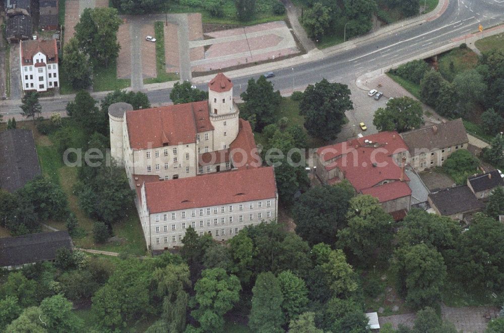 Aerial photograph Spremberg - Spremberger castle on Castle District in downtown Spremberg in Brandenburg