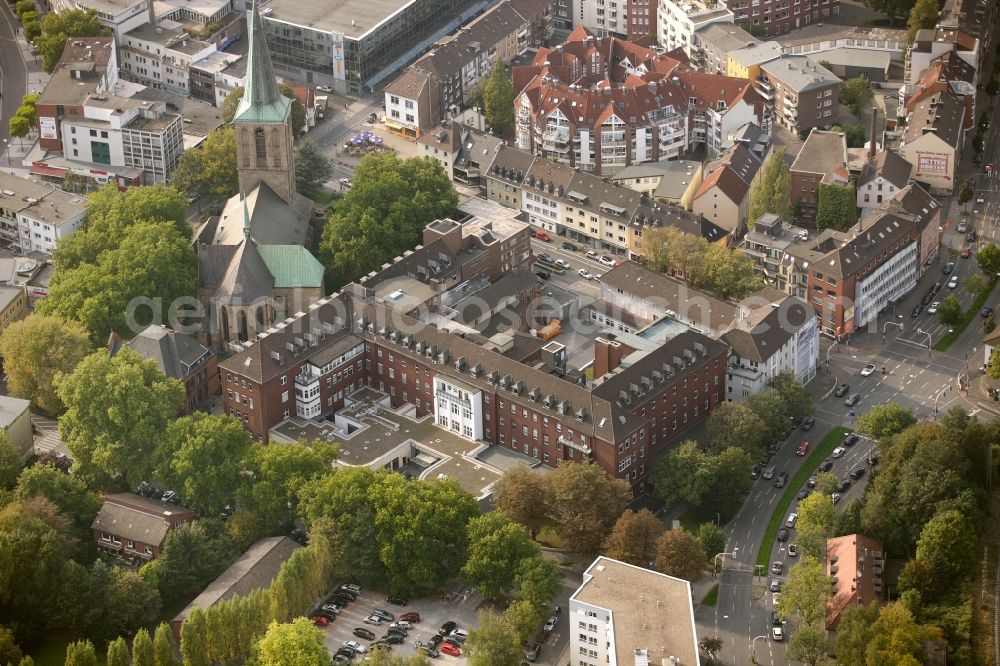 Bochum from above - View of the hospital St. Elisabeth in Bochum in the state North Rhine-Westphalia