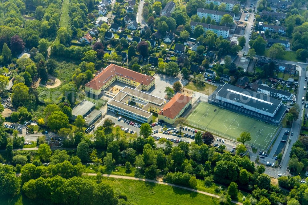 Duisburg from above - St. George's - The British International School Duisburg-Duesseldorf Am Neuen Angerbach in Duisburg in the state North Rhine-Westphalia, Germany