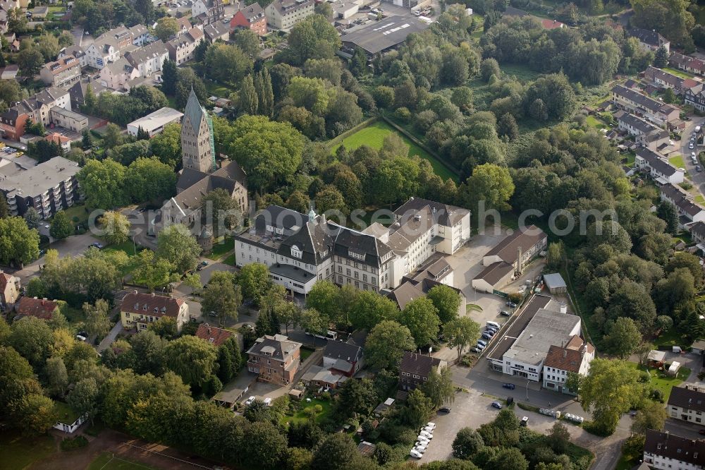 Aerial photograph Bochum - View of the hospital St. Maria Hilf in Bochum in the state North Rhine-Westphalia