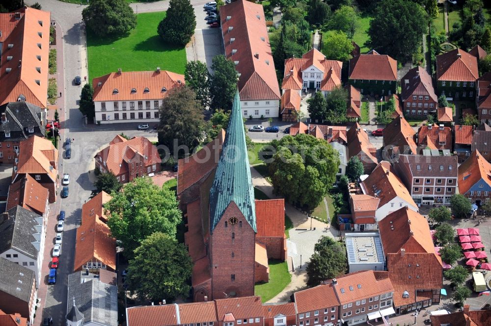 Eutin from the bird's eye view: View of St.-Michaelis church Eutin in Schleswig-Holstein