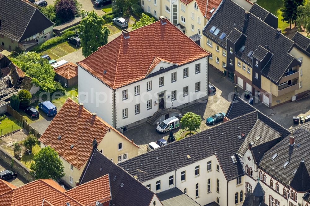 Aerial image Werl - St. Ursula pin Ursuline convent with other things, education center and the Walburgisheim in Werl in the state of North Rhine-Westphalia