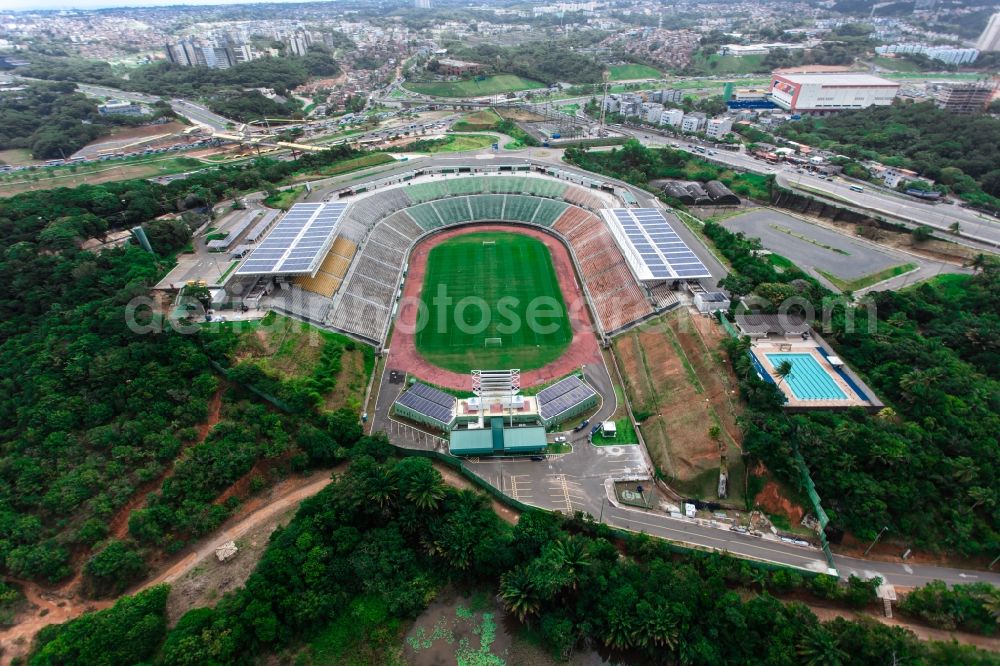 Aerial photograph Salvador - Stadium of Arena Estadio de Pituacu in Salvador in the state of Bahia in Brazil