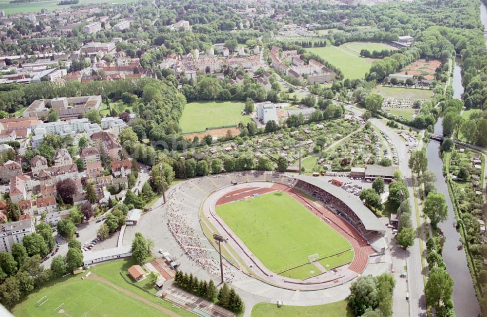 Aerial image Augsburg / Bayern - Stadion Augsburg / Bayern 24.05.03