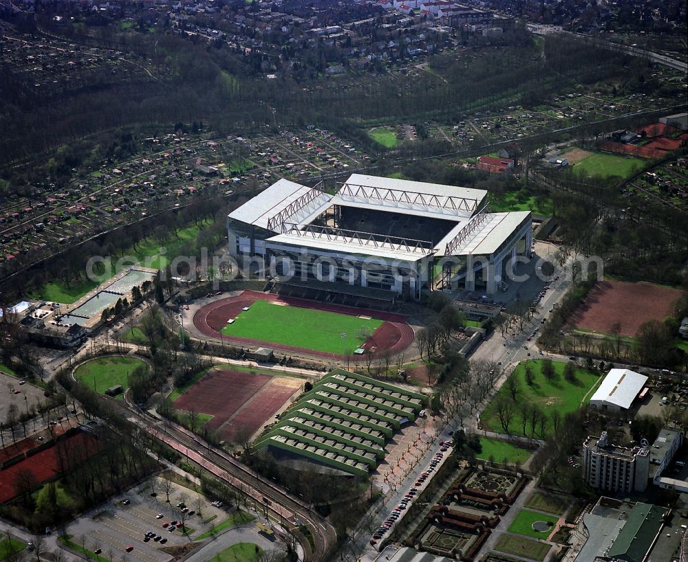 Aerial image Dortmund - The Signal Iduna Park stadium of Borussia Dortmund