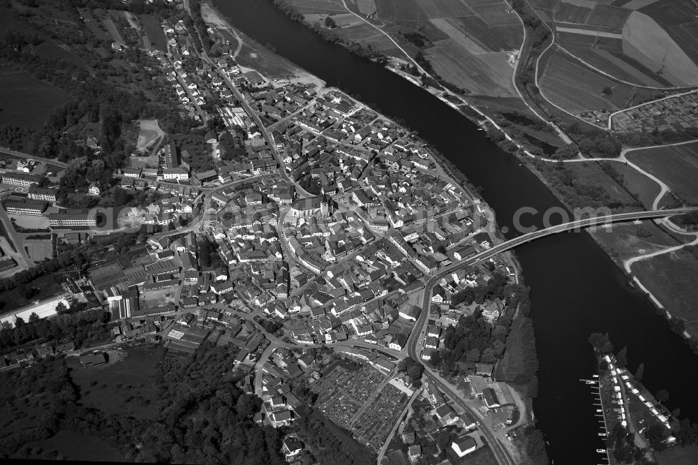 Eltmann from above - Village - View of the district Hassberge belonging municipality in Eltmann in the state Bavaria