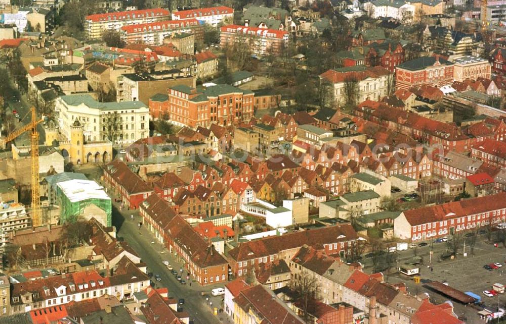 Potsdam from above - 06.03.95 Stadt Potsdam, Holländerviertel