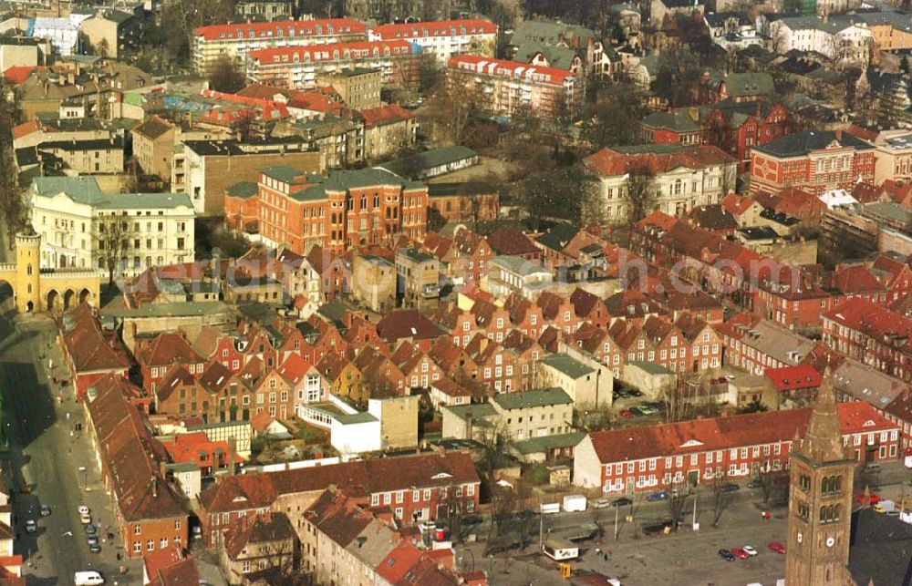 Aerial photograph Potsdam - 06.03.95 Stadt Potsdam, Holländerviertel