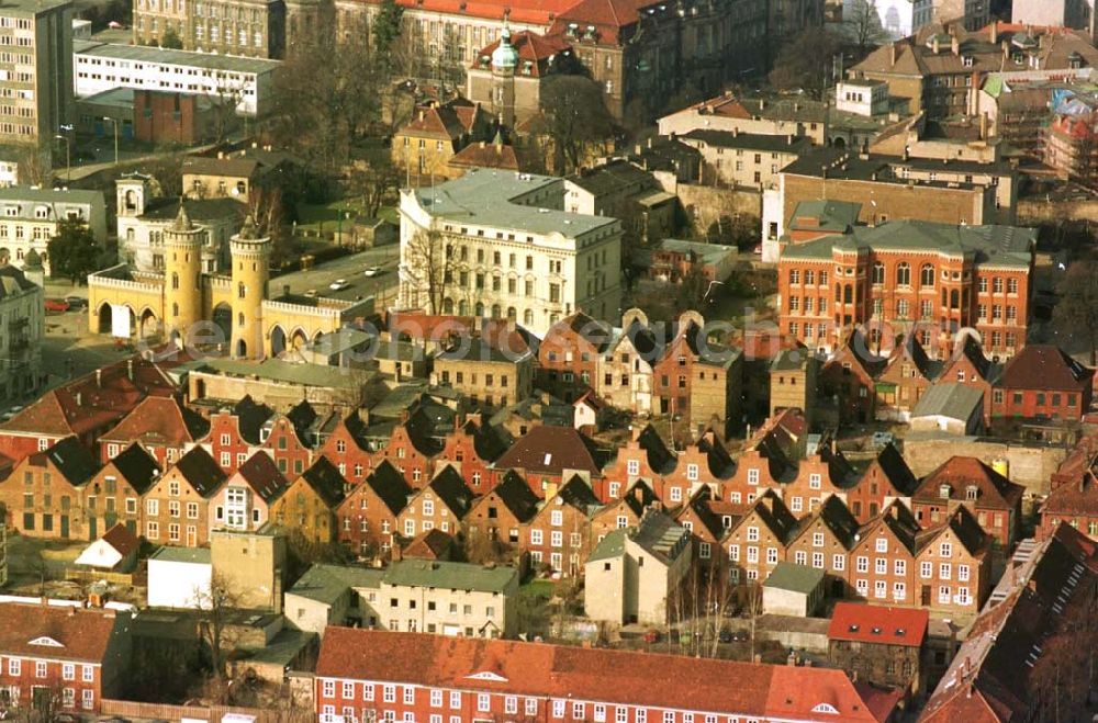 Aerial image Potsdam - 06.03.95 Stadt Potsdam, Holländerviertel