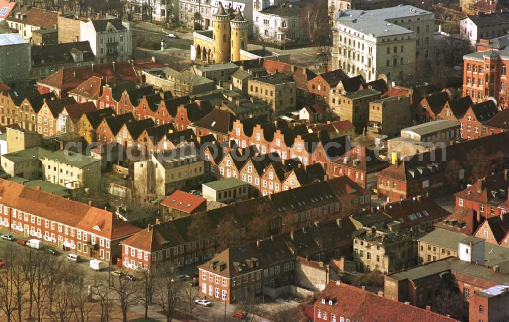 Berlin from above - 06.03.95 Stadt Potsdam, Holländerviertel