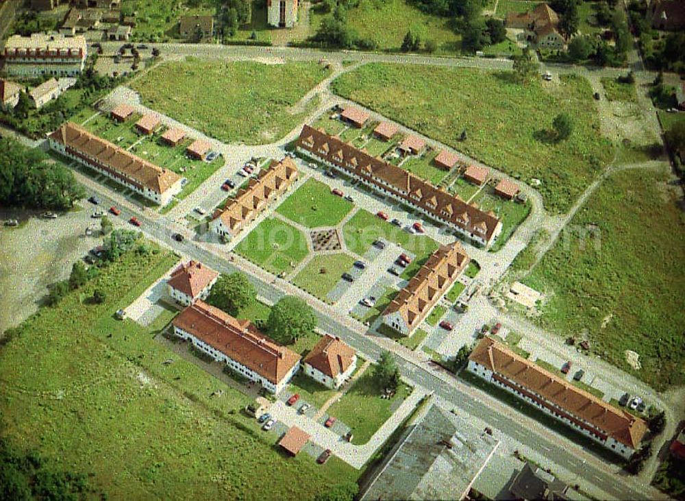 Schwarzheide / Brandenburg from the bird's eye view: Stadtanicht von Schwarzheide