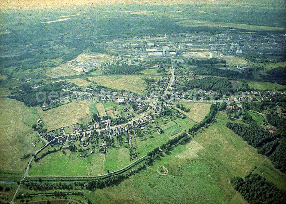 Schwarzheide / Brandenburg from above - Stadtanischt von Schwarzheide