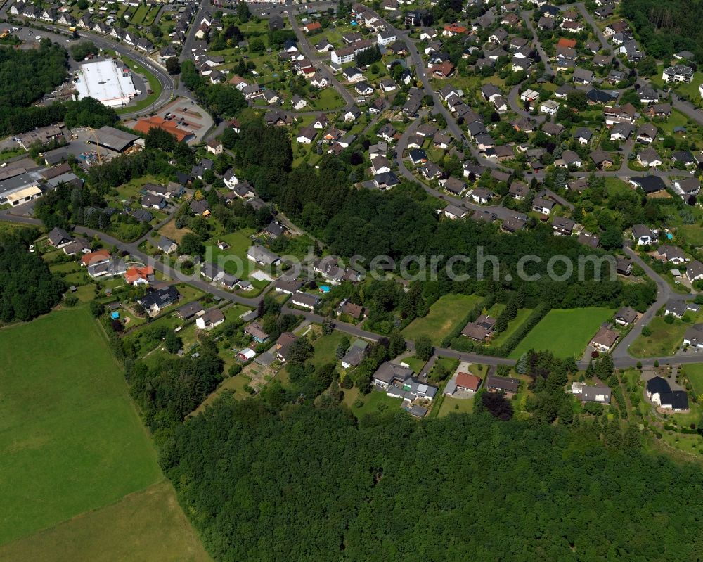 Aerial image Wissen - City view of Wissen in Rhineland-Palatinate