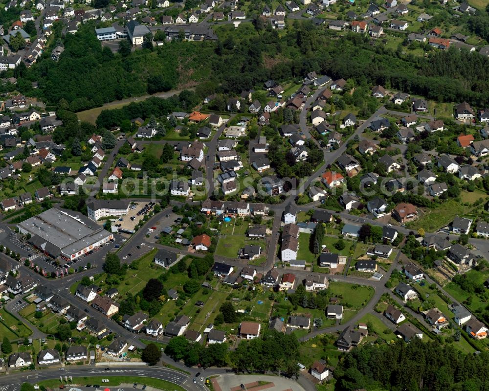 Wissen from above - City view of Wissen in Rhineland-Palatinate