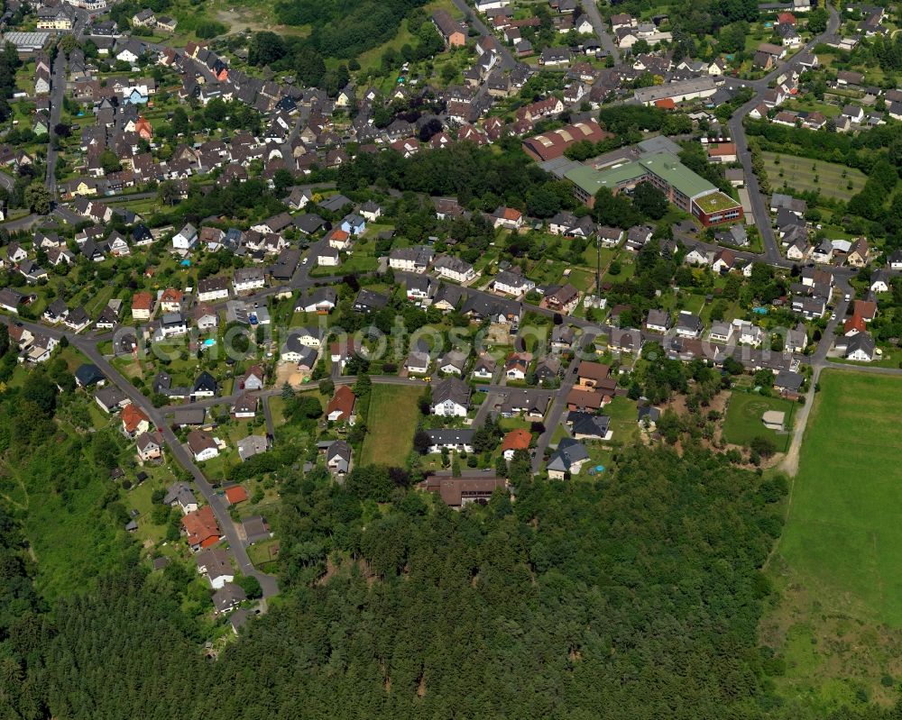 Wissen from above - City view of Wissen in Rhineland-Palatinate