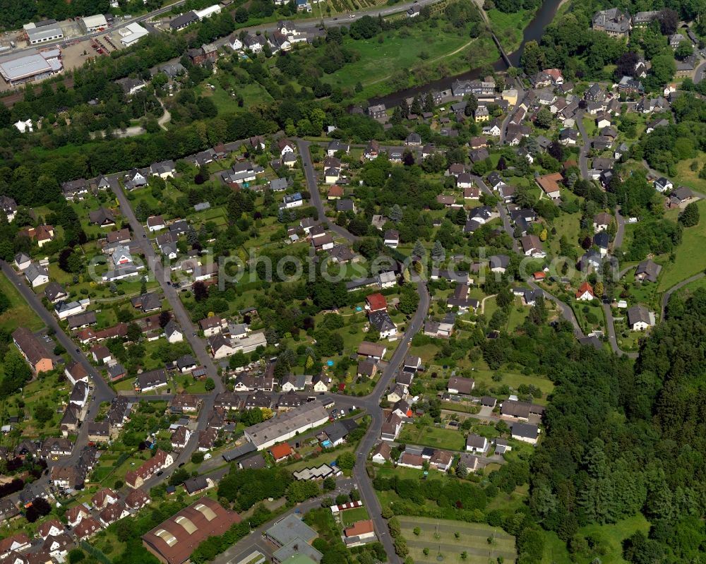 Aerial image Wissen - City view of Wissen in Rhineland-Palatinate