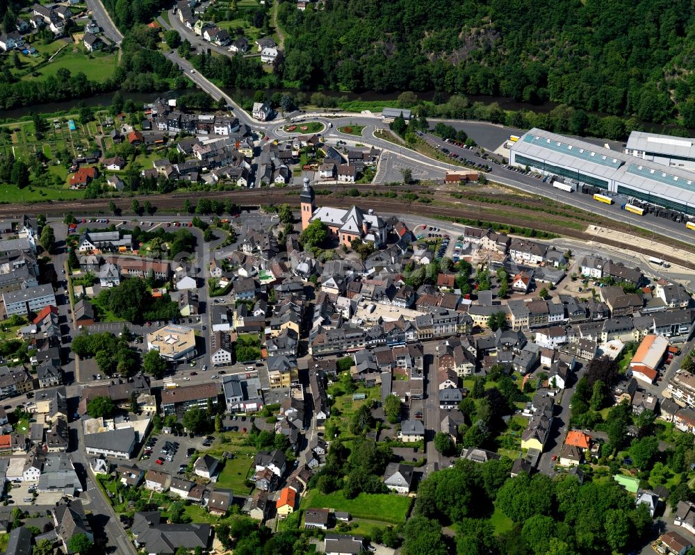 Aerial photograph Wissen - City view of Wissen in Rhineland-Palatinate