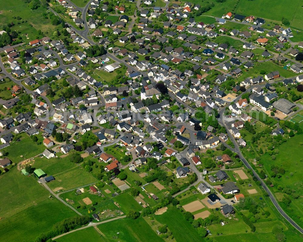 Aerial photograph Alpenrod - City view from Alpenrod in the state Rhineland-Palatinate