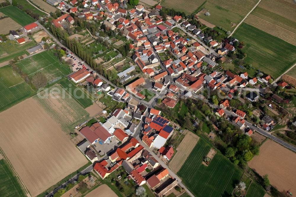 Alzey OT Dautenheim from above - City - view of Alzey - Dautenheim in Rhineland-Palatinate