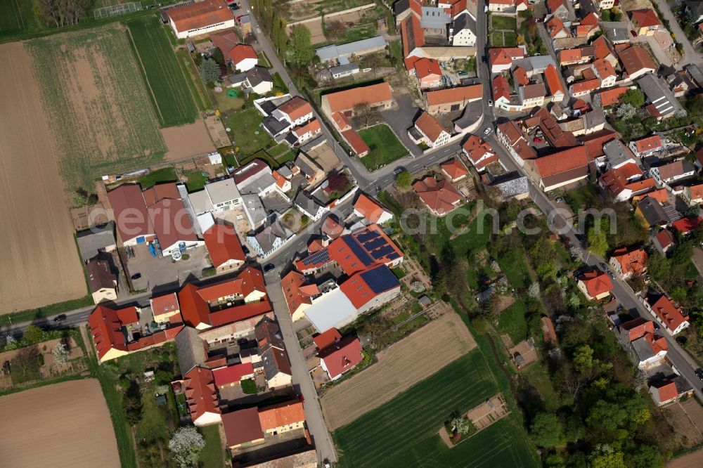 Alzey OT Dautenheim from the bird's eye view: City - view of Alzey - Dautenheim in Rhineland-Palatinate