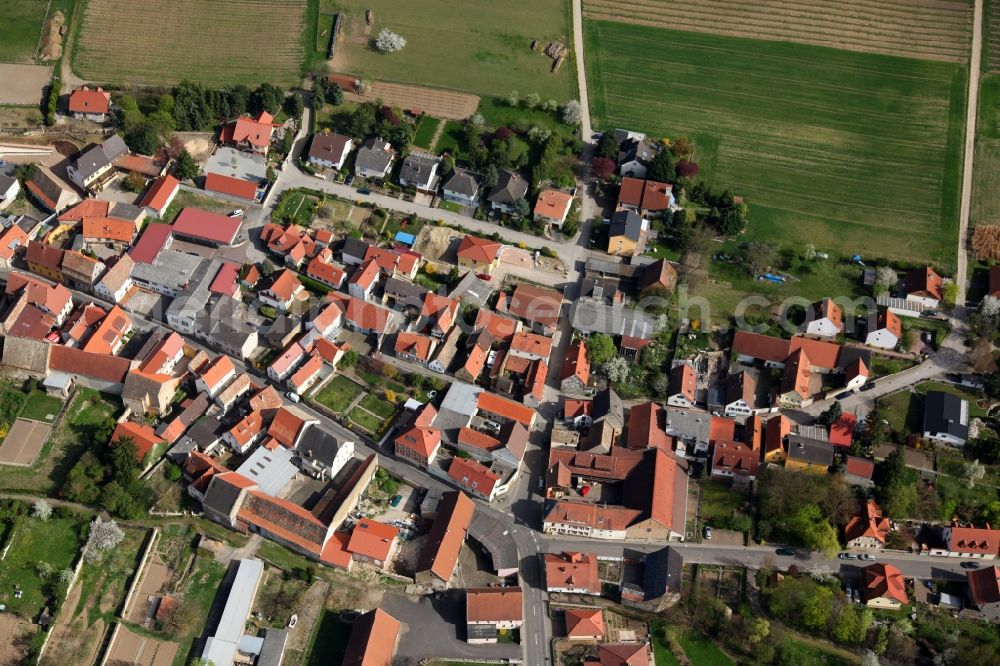 Aerial image Alzey OT Dautenheim - City - view of Alzey - Dautenheim in Rhineland-Palatinate