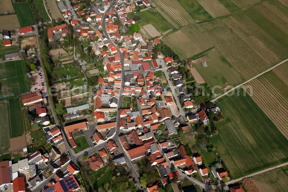 Aerial photograph Alzey OT Dautenheim - City - view of Alzey - Dautenheim in Rhineland-Palatinate