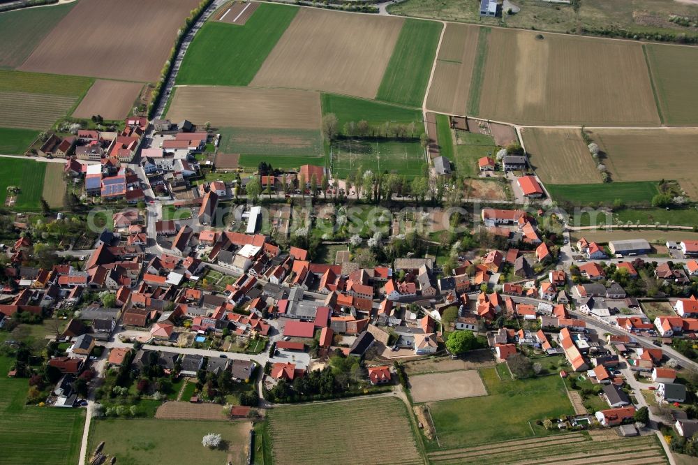 Aerial image Alzey OT Dautenheim - City - view of Alzey - Dautenheim in Rhineland-Palatinate