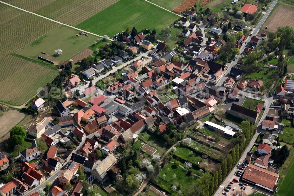 Alzey OT Dautenheim from above - City - view of Alzey - Dautenheim in Rhineland-Palatinate