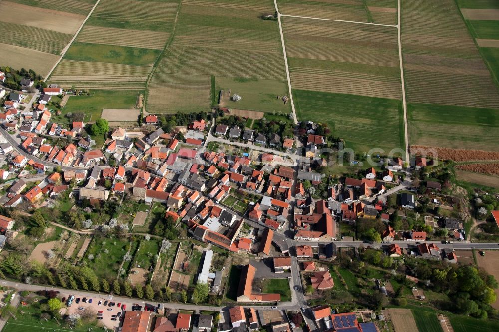 Alzey OT Dautenheim from the bird's eye view: City - view of Alzey - Dautenheim in Rhineland-Palatinate