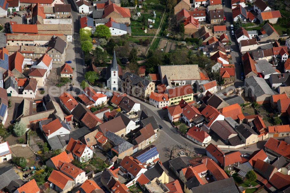 Aerial photograph Alzey OT Heimersheim - City - view of Alzey - Heimersheim in Rhineland-Palatinate