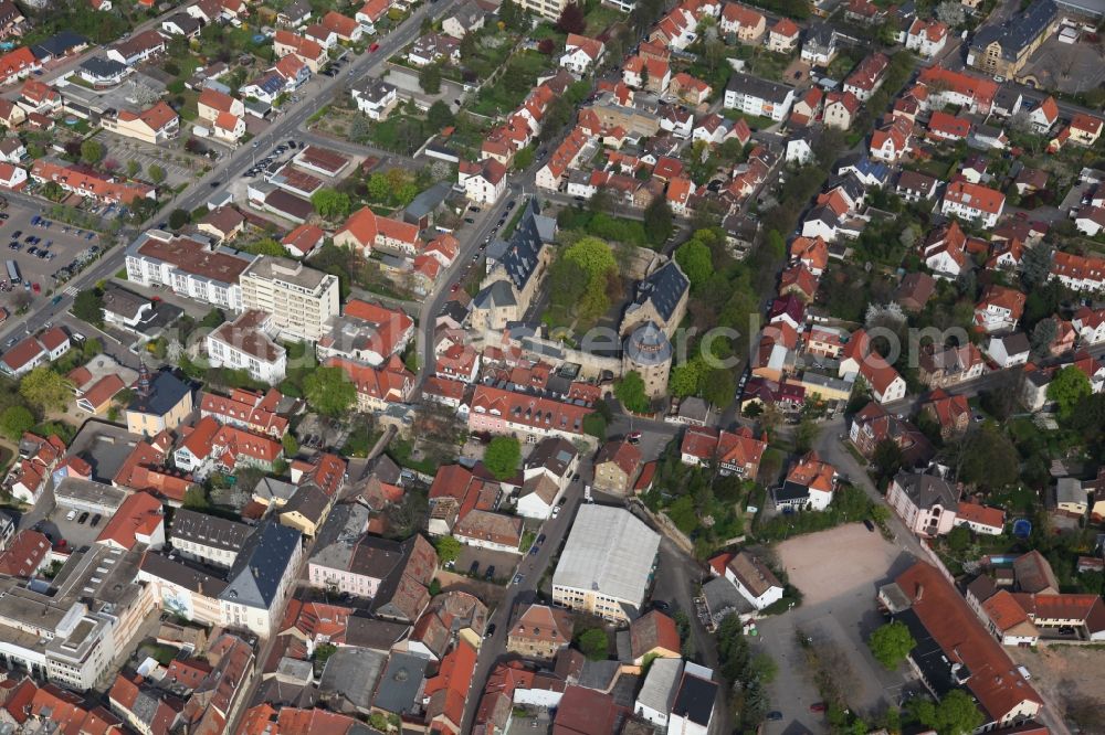 Aerial image Alzey - City - view of Alzey in Rhineland-Palatinate