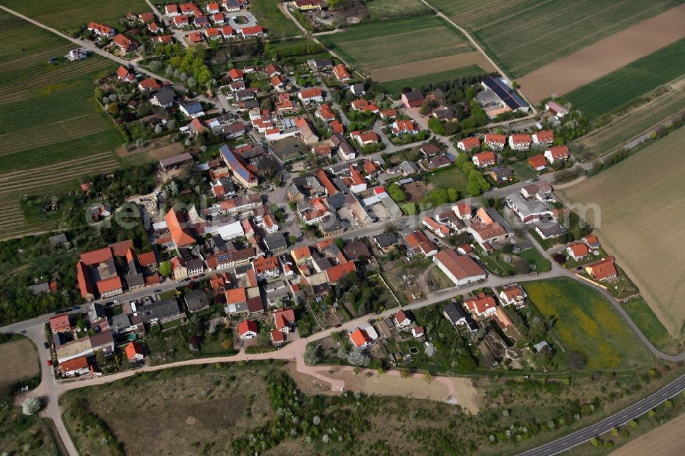 Aerial photograph Alzey OT Schafhausen - City - view of Alzey - Schafhausen in Rhineland-Palatinate