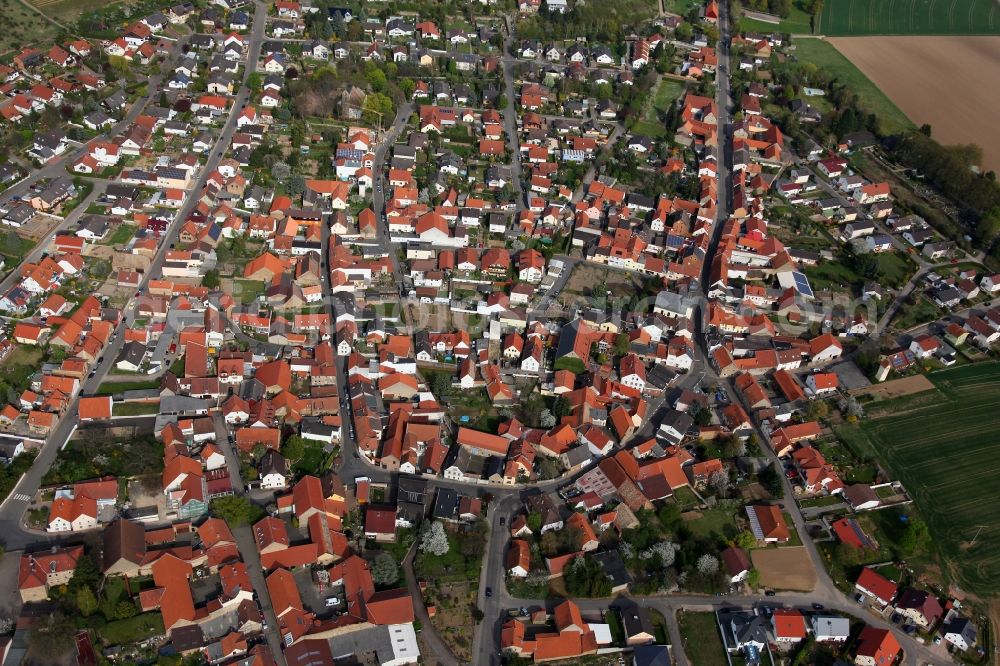 Aerial photograph Alzey OT Weinheim - City - view of Alzey - Weinheim in Rhineland-Palatinate